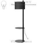 Note Floor Lamp with Table NT1-FLTBLP-BK Blu Dot, светильник