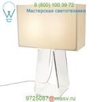 TT 14 WHT/CLR Tube Top Table Lamp Pablo Designs, настольная лампа