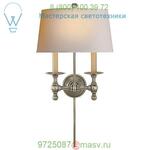 Classic Two-Light Wall Sconce SL 2817AN-NP Visual Comfort, настенный светильник бра