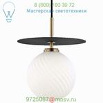 Mitzi - Hudson Valley Lighting Ellis LED Pendant Light H200701L-AGB/BK, светильник