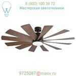 Modern Forms FR-W1815-60L-GH/WG Windflower Smart Ceiling Fan, светильник