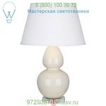 OB-A673X Double Gourd Lucite Table Lamp - Large (Bone/Pearl)-OPEN BOX Robert Abbey, опенбокс