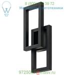 Kichler Rettangolo LED Outdoor Wall Sconce 49802PLLED, уличный настенный светильник