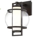 Lucid Wall Light Modern Forms WS-W74612-BK, уличный настенный светильник