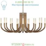 Visual Comfort KW 5585AB-EC Rousseau LED Oval Chandelier, светильник