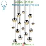 2923.01-SML SONNEMAN Lighting Grapes 16 Light LED Square Multipoint Pendant, светильник