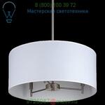 Lights Up! 9030BN-WHT Walker 3-Arm Drum Chandelier, светильник