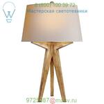 Visual Comfort Russell Modern Tripod Table Lamp CHA 8994AI-NP, настольная лампа