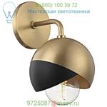 H168101-AGB/BK Mitzi - Hudson Valley Lighting Emma Wall Sconce, настенный светильник