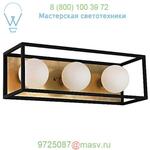 Mitzi - Hudson Valley Lighting Aira Bath Bar H141302-AGB/BK, светильник для ванной