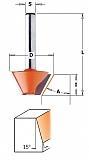 Фреза фасочная TCT S=6 D=24x14x46 15 DEG