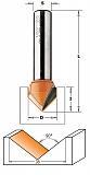 Фреза концевая c углом 90 градусов S=8D=38X19X63,5RH, Новинка