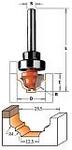 Фреза концевая калевочная TCT S=8 D=28,6x13,3