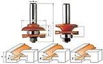 Комплект 2 фрез для мебельной обвязки TCT S=12 D=44,4 (A)