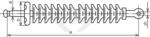 Линейные подвесные полимерные изоляторы для ЛЭП 35-330 кВ ЛК120/35-III